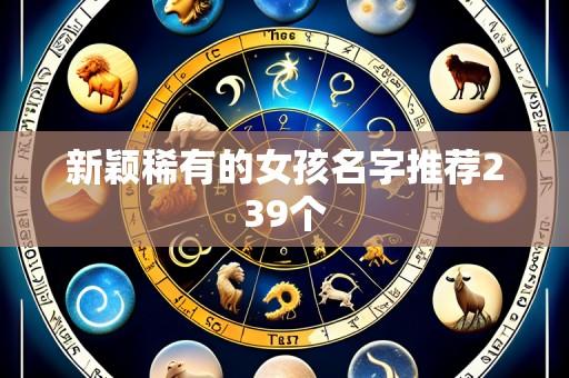 新颖稀有的女孩名字推荐239个