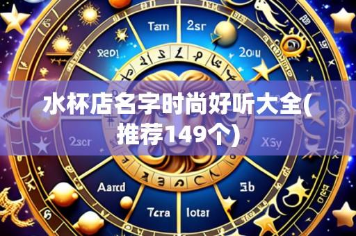 水杯店名字时尚好听大全(推荐149个)